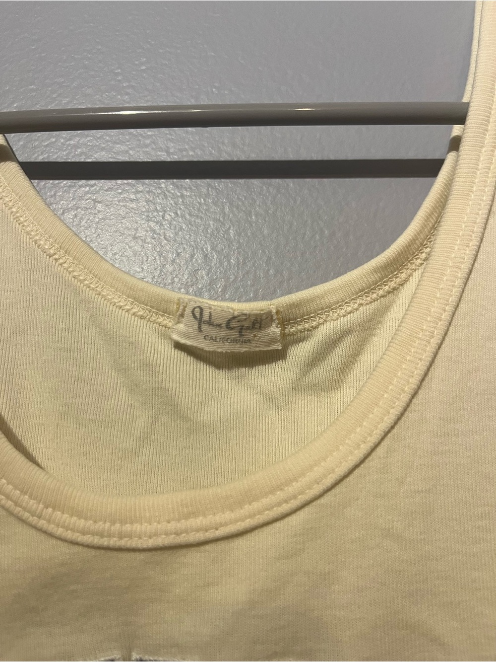 NEWPORT Yellow/Cream Graphic Tank Top - Picture 3 of 3